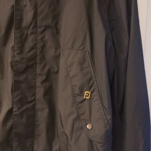 Veste coupe-vent Dryjoys By Footjoy homme XL marron pied de poule 1/2